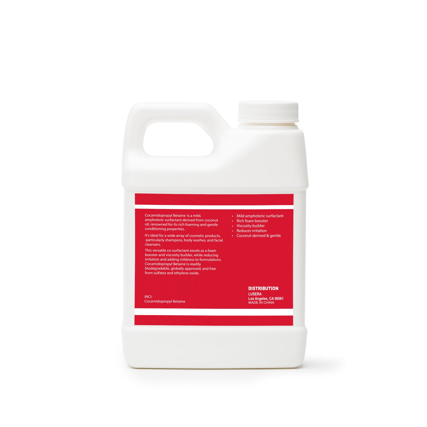 Cocamidopropyl Betaine | Coconut-Derived Surfactant | Cosmetic Grade CAPB for Shampoo Body Wash & Facial Cleansers