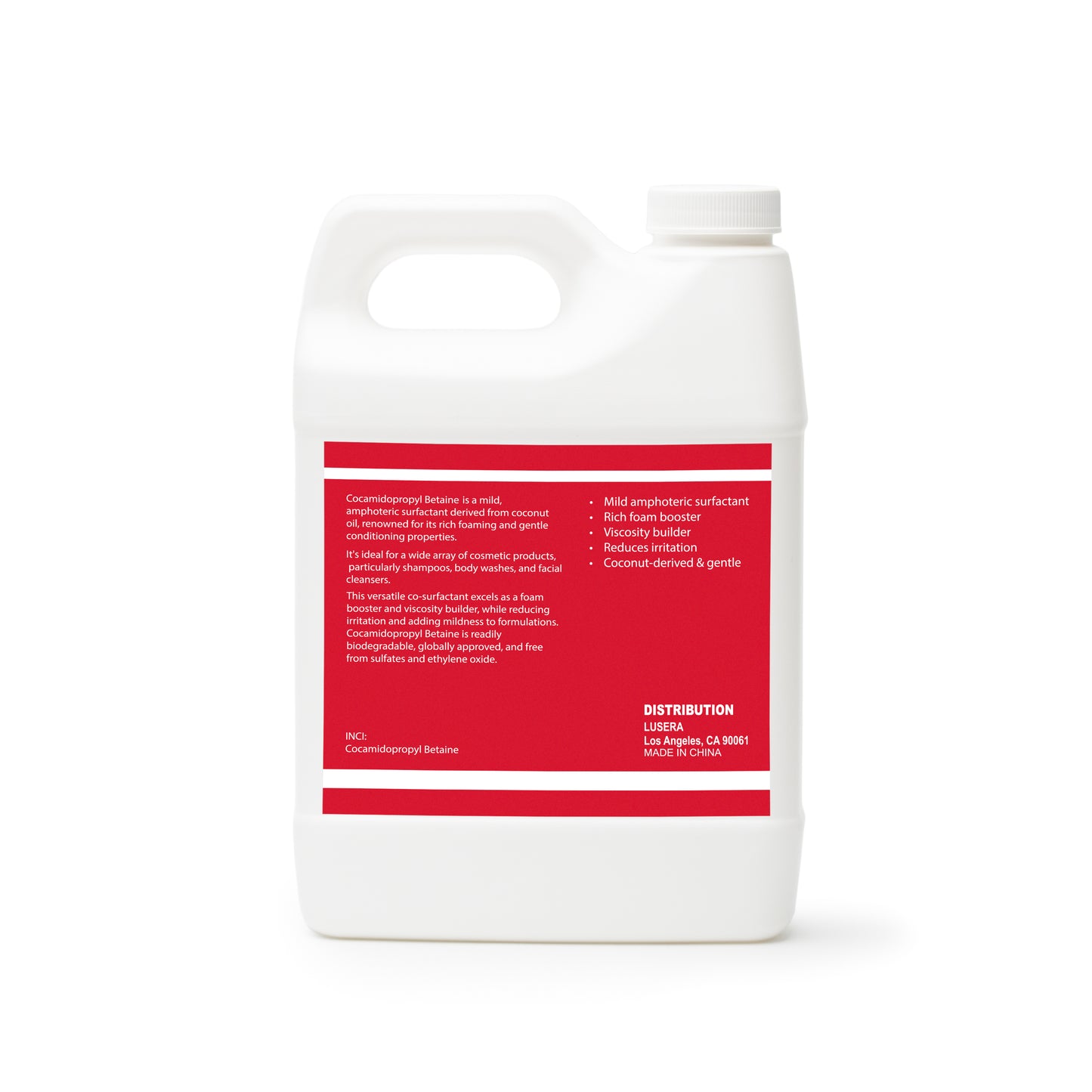 Cocamidopropyl Betaine | Coconut-Derived Surfactant | Cosmetic Grade CAPB for Shampoo Body Wash & Facial Cleansers