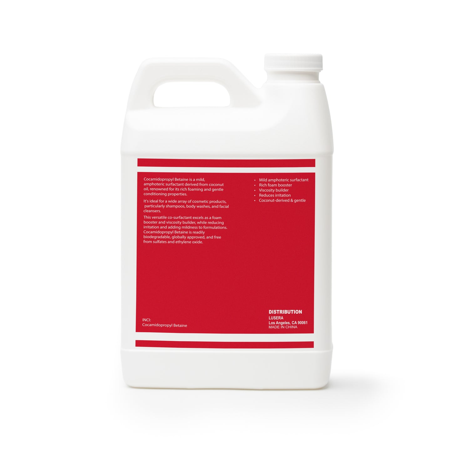 Cocamidopropyl Betaine | Coconut-Derived Surfactant | Cosmetic Grade CAPB for Shampoo Body Wash & Facial Cleansers