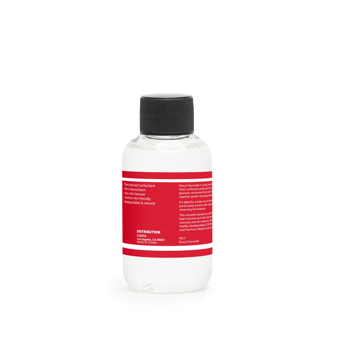Decyl Glucoside | Plant-Based Gentle Surfactant for Sensitive Skin | Natural Foaming & Cleansing Agent | ECOCERT-Approved