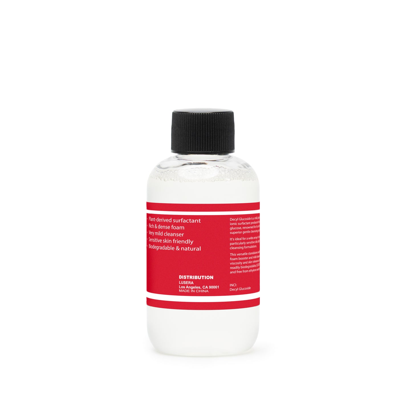 Decyl Glucoside | Plant-Based Gentle Surfactant for Sensitive Skin | Natural Foaming & Cleansing Agent | ECOCERT-Approved