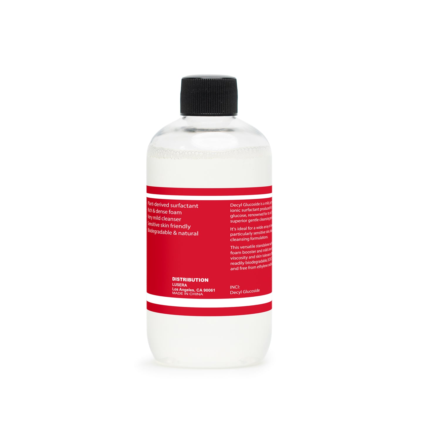 Decyl Glucoside | Plant-Based Gentle Surfactant for Sensitive Skin | Natural Foaming & Cleansing Agent | ECOCERT-Approved