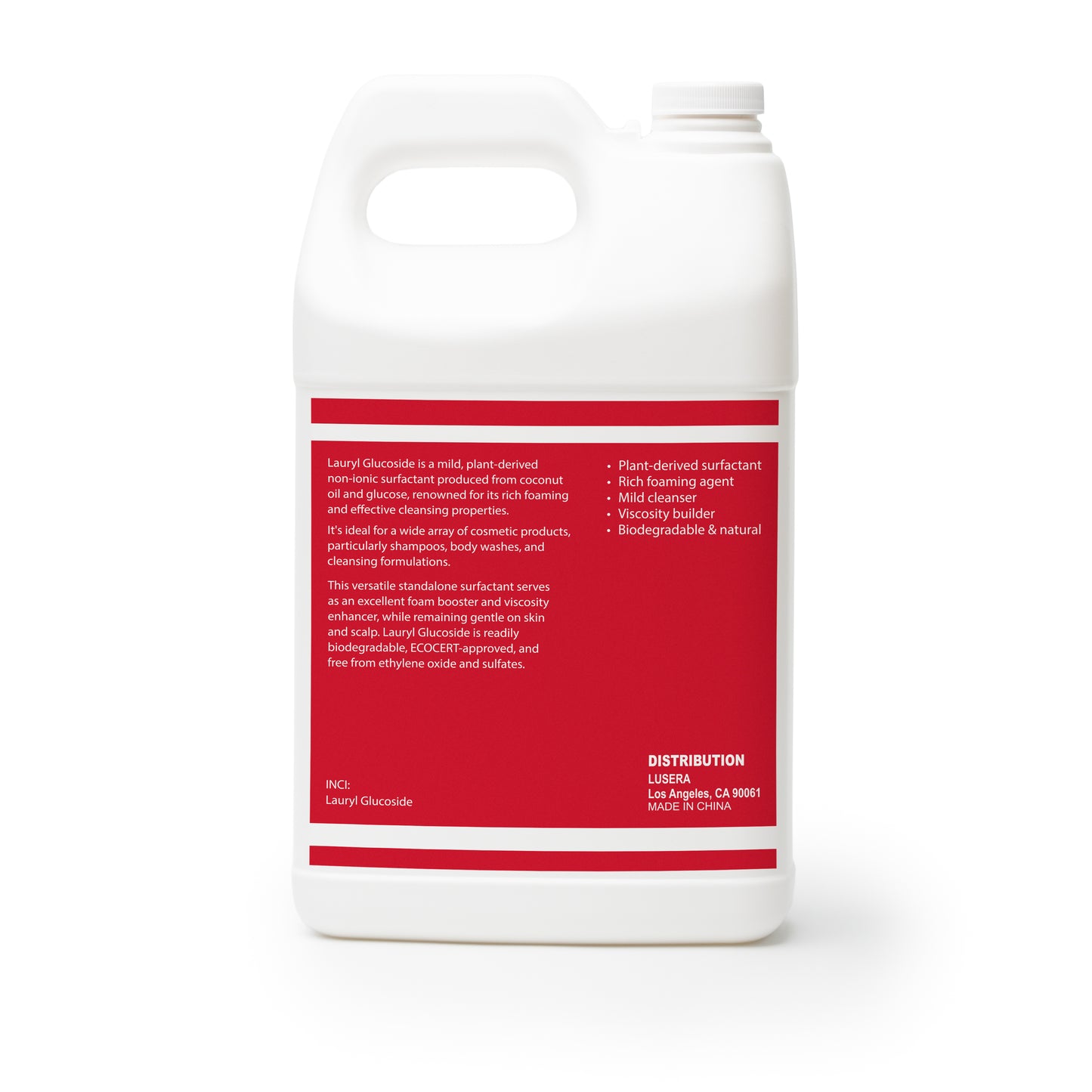 Lauryl Glucoside | Natural Surfactant for Shampoos & Body Wash | Plant-Based Non-Ionic Cleanser