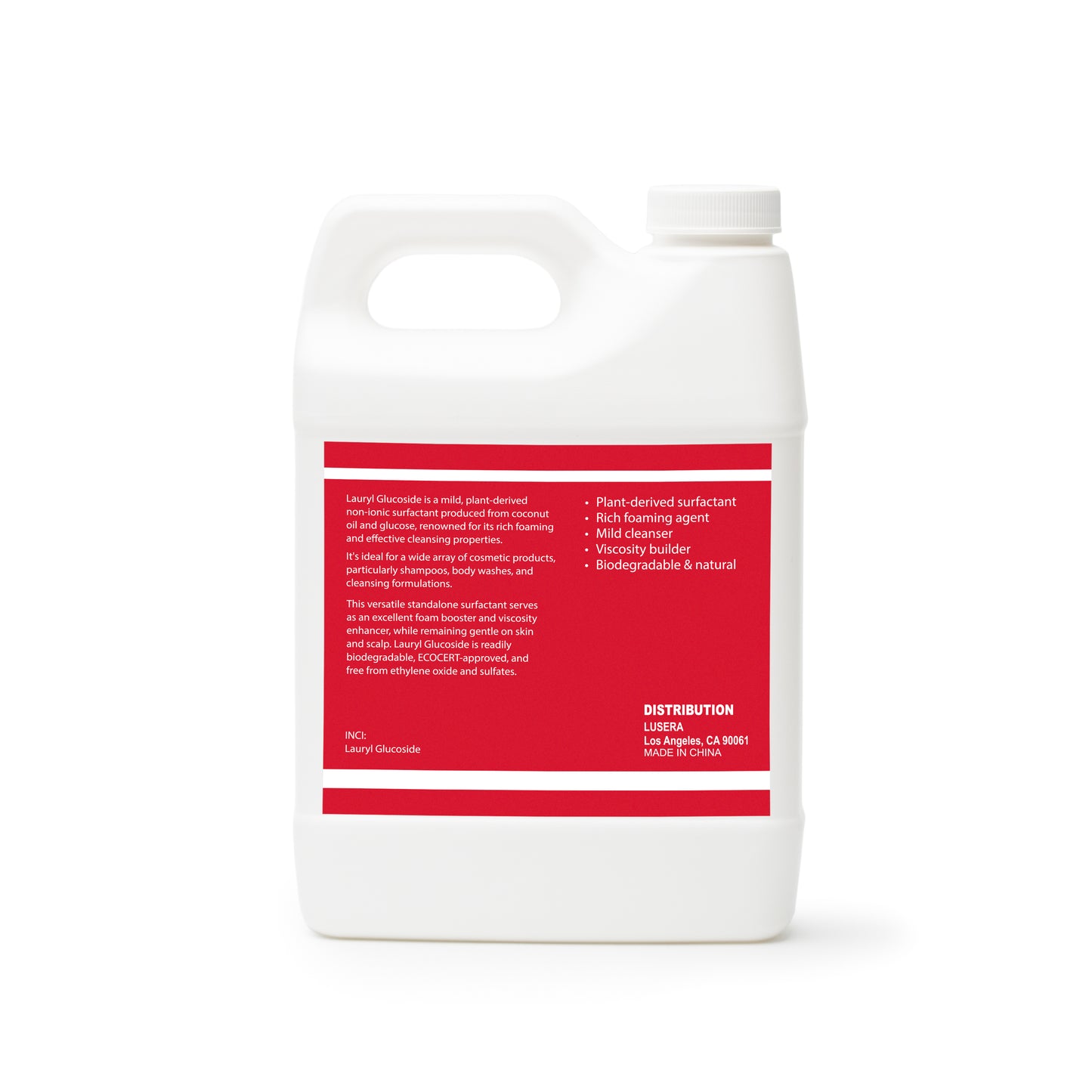 Lauryl Glucoside | Natural Surfactant for Shampoos & Body Wash | Plant-Based Non-Ionic Cleanser