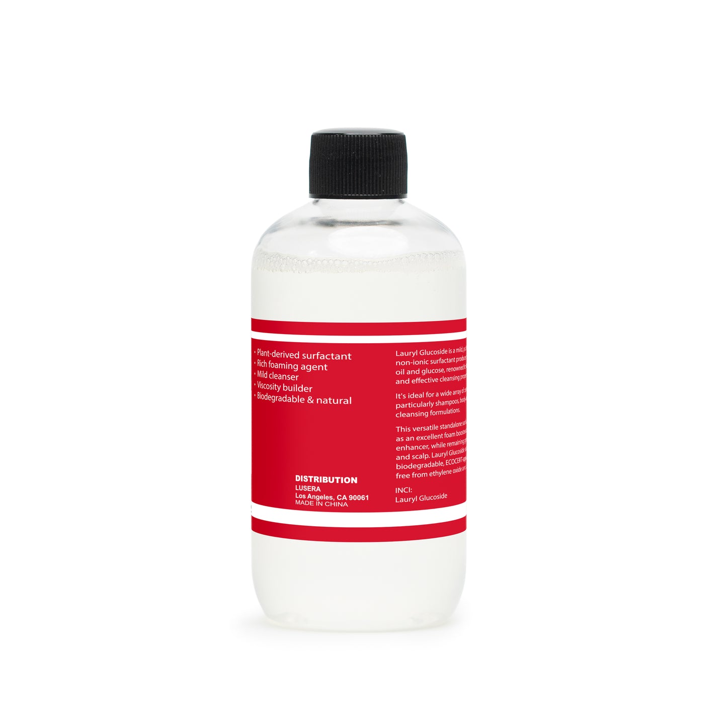 Lauryl Glucoside | Natural Surfactant for Shampoos & Body Wash | Plant-Based Non-Ionic Cleanser